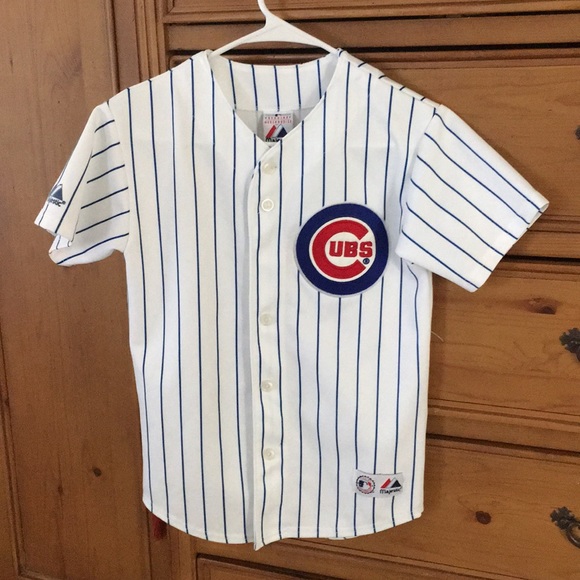 cubs button down jersey